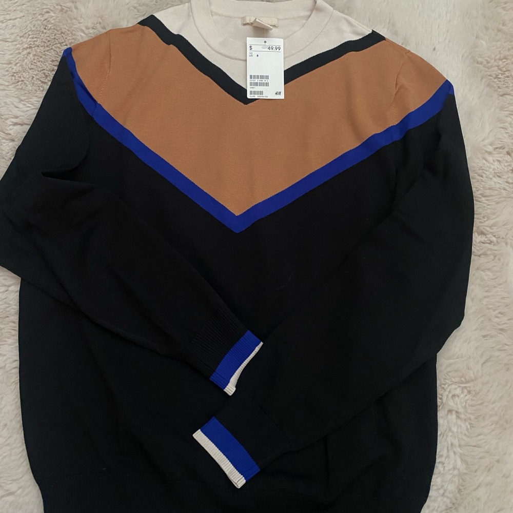 NWT color blocked sweater by H&M